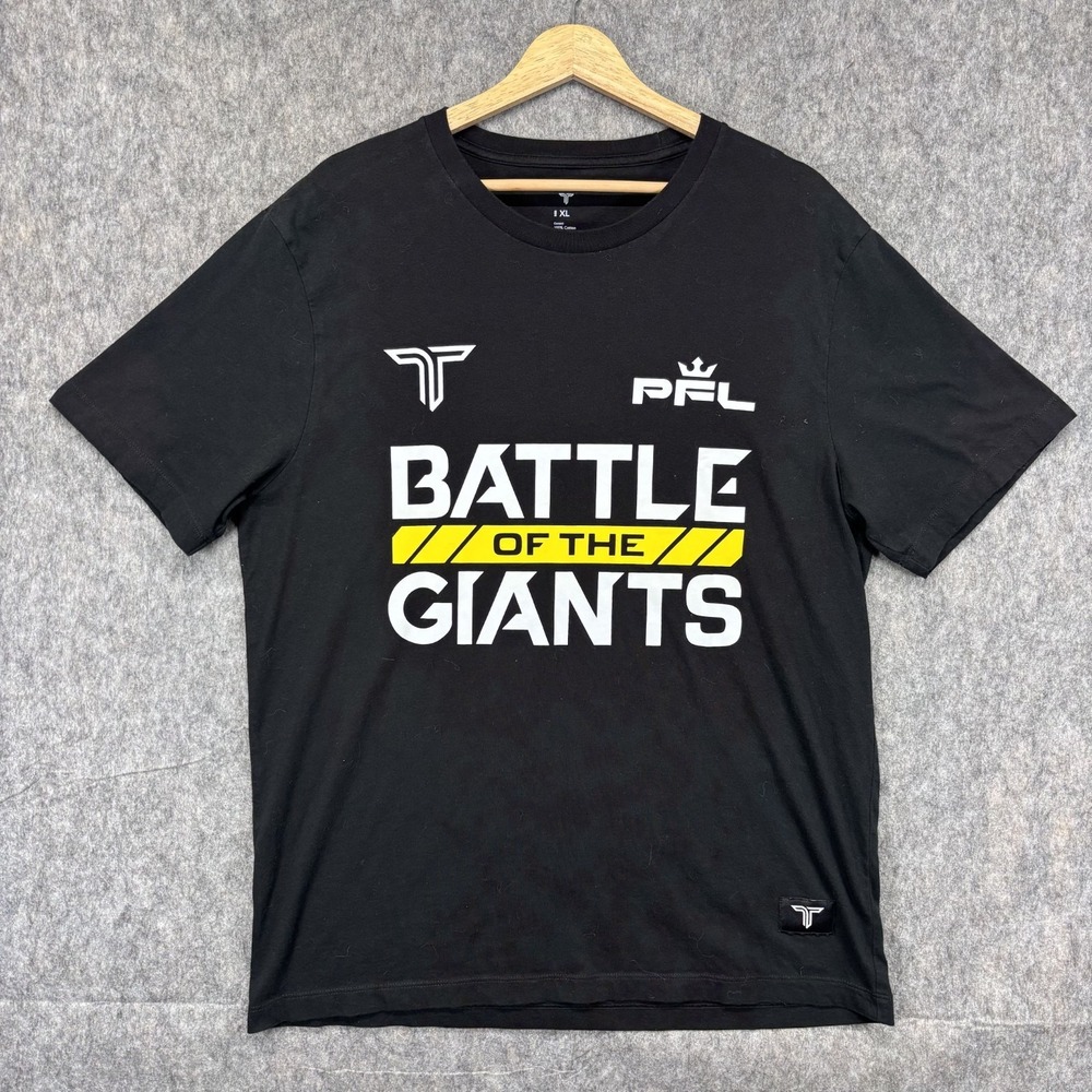 PFL T-Shirt Battle of The Giants Francis Ngannou Men's‎ XL Black MMA UFC